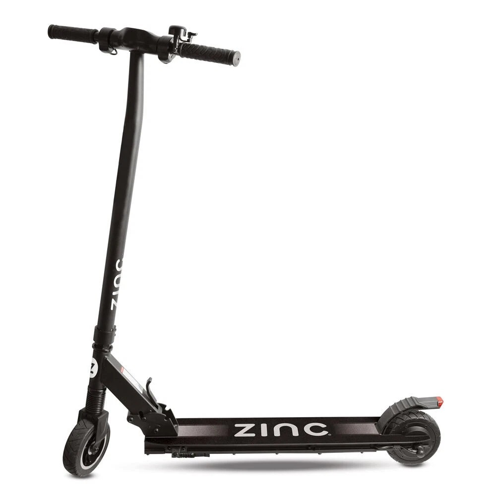 Zinc Eco Electric Scooter | Kids Ride On Toy 14y+ | 105x21x40cm Black | convenient transportation