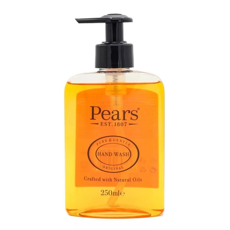 12PK Pears 250ml Hand Wash Soap Skin Cleaning/Washing/Cleansing Liquid w/ Pump