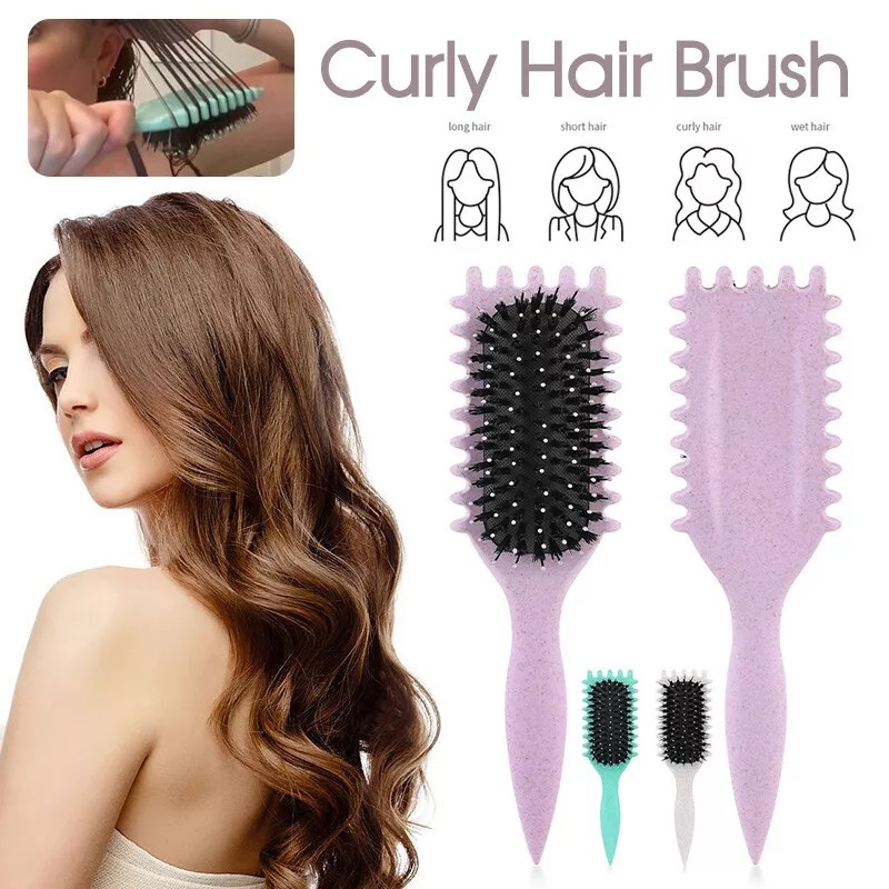 Women Curl Brush | Define Styling Defining Hair Brush | Stylizing Tool Curl Bounce Brush | Suitable for all hair types | Hair Detangler