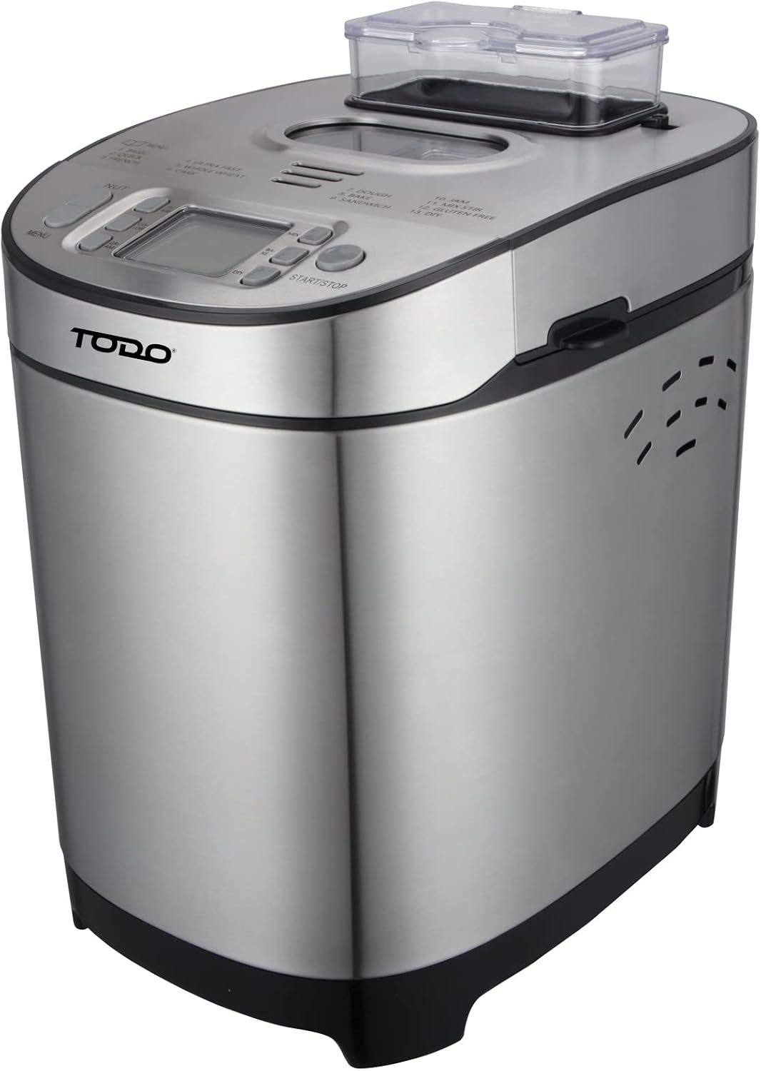 Electric Bread Maker 13 Programs Benchtop Bread Making Machine 550W Fruit Nut Dispenser Crust Control