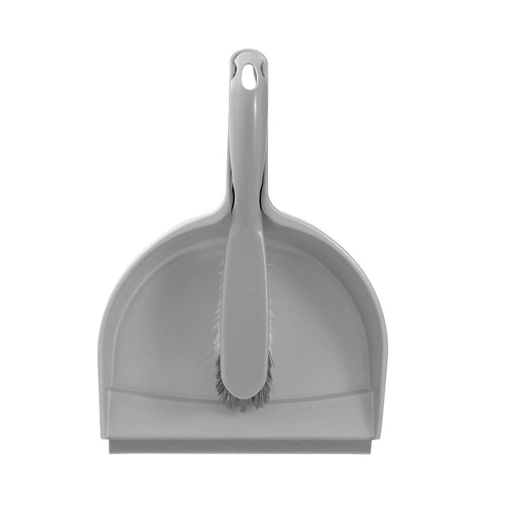 2PK Compact Indoor Dustpan | Kitchen Home Crumb Dirt Cleaning Brush and Dustpan Set | Mini Assorted