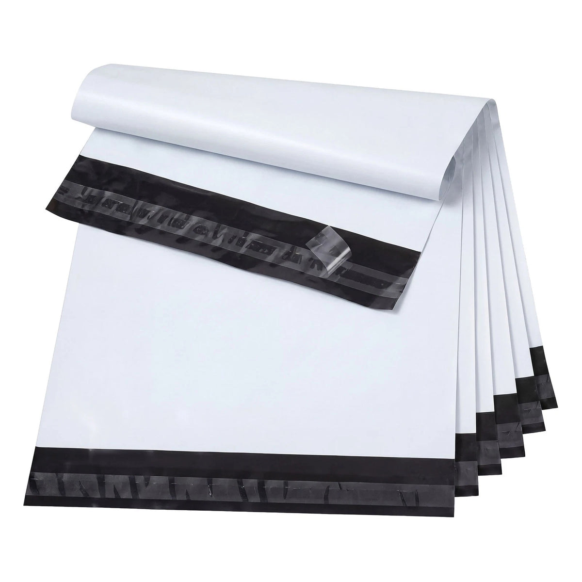 100x Plain Satchel Parcel Posting Poly Mailing Bag Courier Postage Mail Satchel 255x330mm
