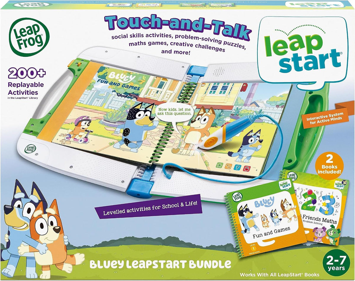 Leapfrog Touch and Talk Electronic Book - Preschool Educational Games, 2000 Activities, Social Skills, Problem solving Puzzles, Maths Games