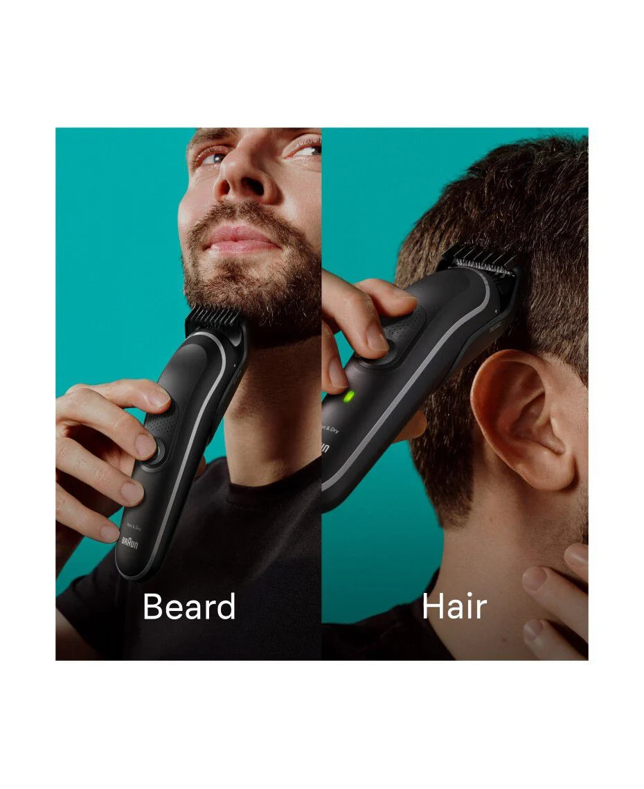 Braun Series Shaver | 5 10-in-1 All-in-One Waterproof Style Grooming Kit | Ultra Sharp Blades | Li-ion Battery | Detail Trimmer Included