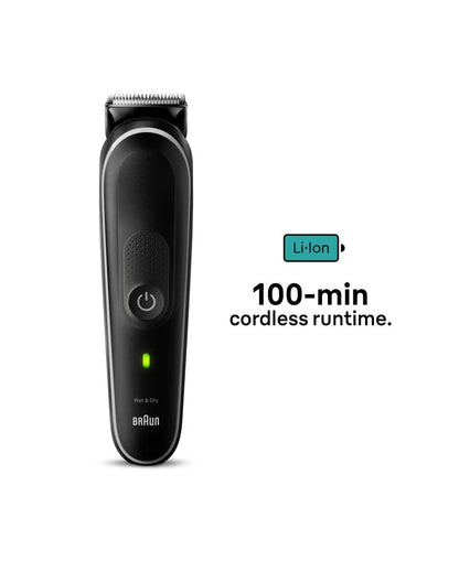 Braun Series Shaver | 5 10-in-1 All-in-One Waterproof Style Grooming Kit | Ultra Sharp Blades | Li-ion Battery | Detail Trimmer Included