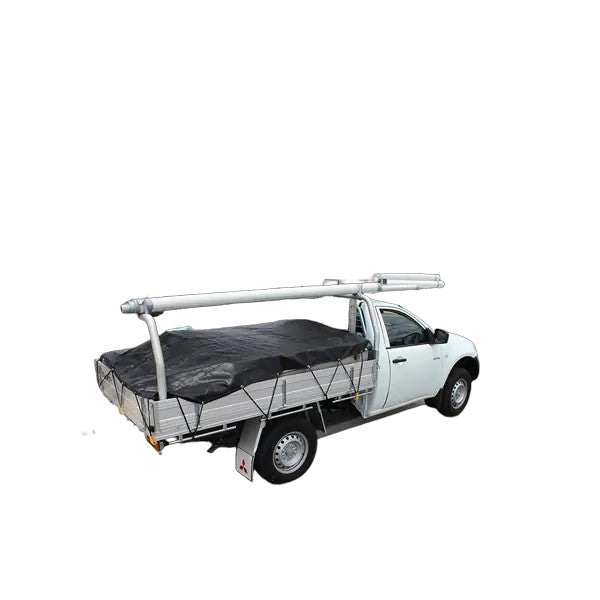 Reinforced Single Cab UTE Cover | Cargo Net Mesh 2.5x2.0m Utility Single Cab Secure Load Protector Eyele