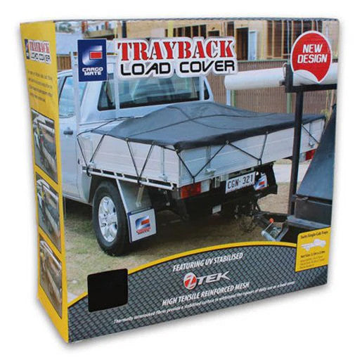 Reinforced Single Cab UTE Cover | Cargo Net Mesh 2.5x2.0m Utility Single Cab Secure Load Protector Eyele