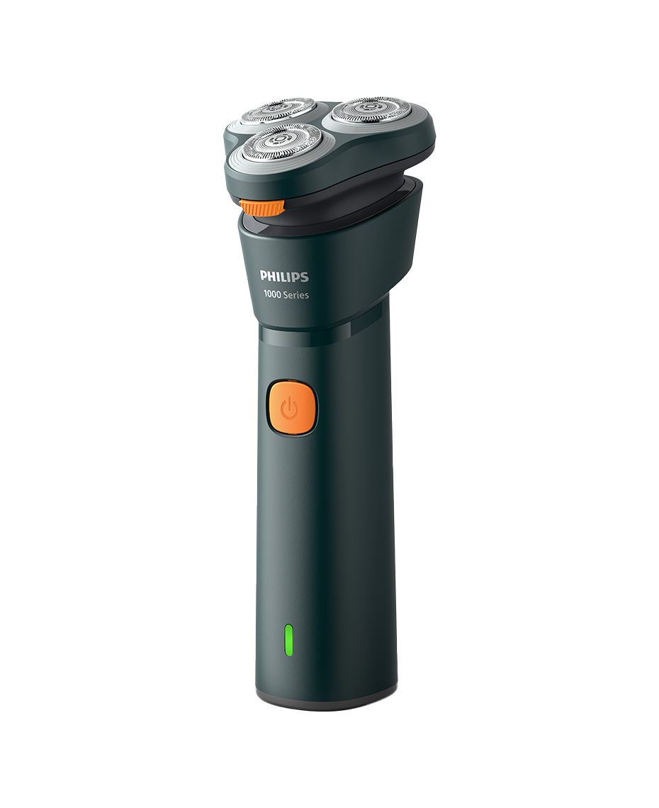 Phillips Series 1000 | Wet & Dry Electric Shaver | 27 Self Sharpening Blades |  Fully Washable | Fast and Easy Shave | Green