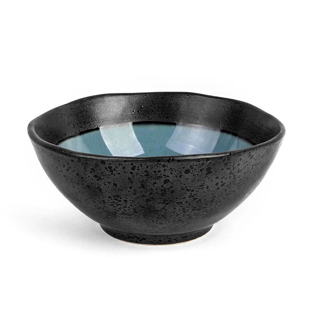 4 Person Stoneware Dining Set | 12-Piece Dinner Set Meal Dinnerware | 4x Dinner Set, 4x Side Plate, 4x Bowls | Handcrafted