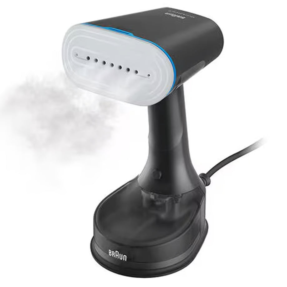 Braun Handheld Garment Steamer | Clothes Fabric Hot Steam Iron Press | Clothes De-Wrinkler Handheld Ironing