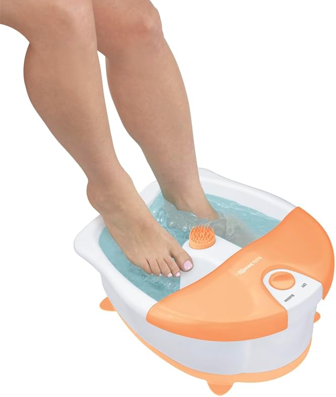 Bubbling Foot Spa | Heat Maintaining Footspa Feet Spa Pedicure Massage Massaging Spa Bath