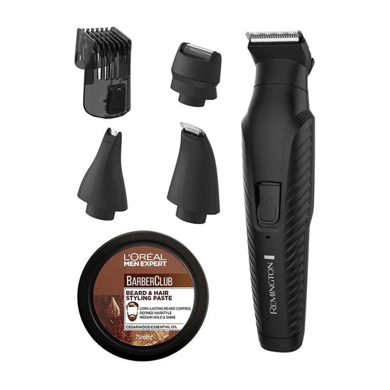 Remington Multi-Groomer 5-in-1 Beard Trimmer, Mens Electric Shaver Cordless Styler Razor