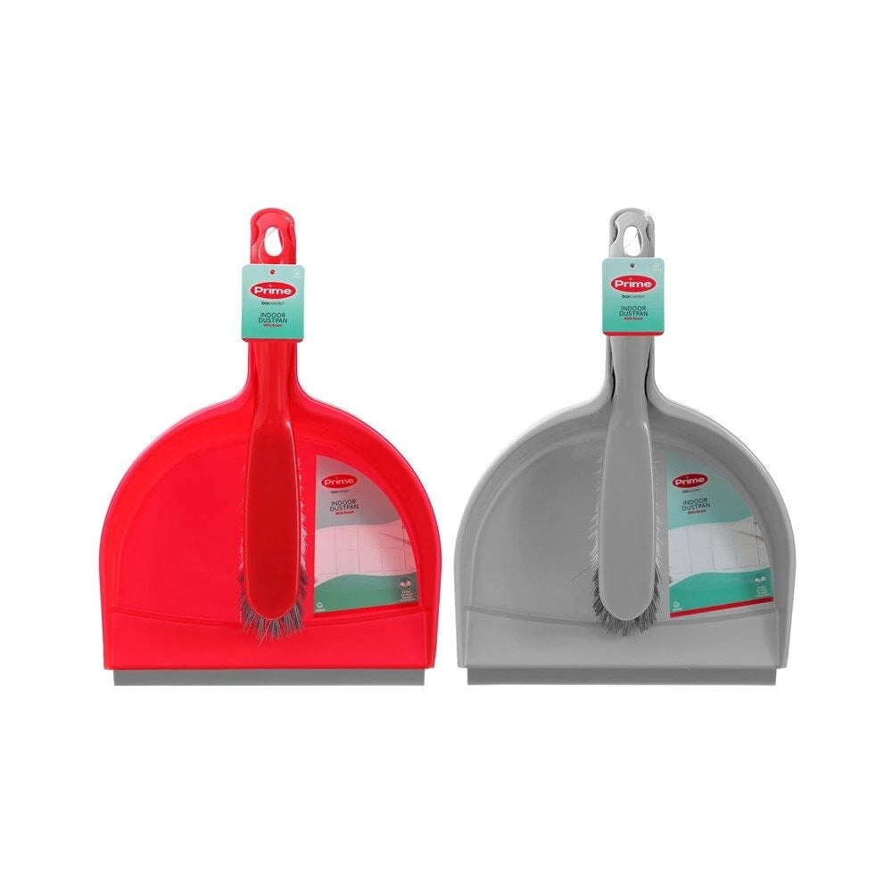 2PK Compact Indoor Dustpan | Kitchen Home Crumb Dirt Cleaning Brush and Dustpan Set | Mini Assorted