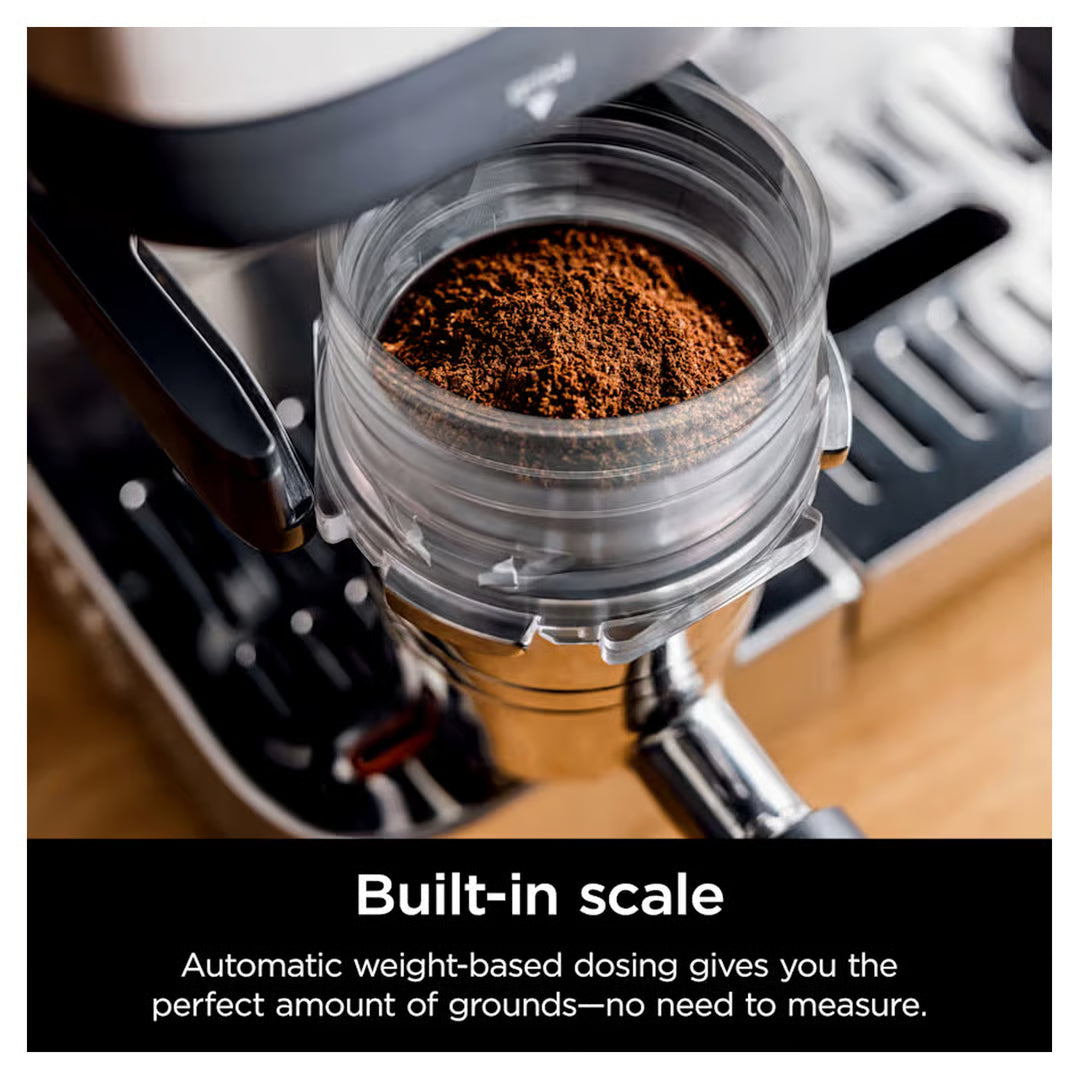 Ninja Premium Coffee Machine | 3-in-1 Brew Espresso Filter and Cold Brew Coffee Maker Machine | Milk Frother - Steams and Froths