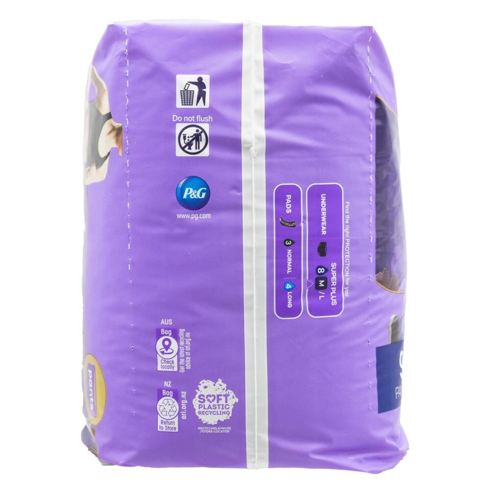 9 Discrete Adult Diaper Super Plus Pants AU10-16 Incontinence Breathable Instant-Dry Nappy Pants Odour-lock Soft