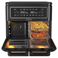 Sunbeam 11.4L Large Air Fryer Family Single/ Dual Cooker 10 Settings, Electric Appliance Cooker Airfryer Airfry Home Portable Cooking