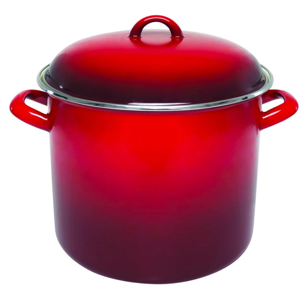 Chasseur 14L Large Stock Pot Pasta Stew Curry Cooking Pan with Lid Oven Safe - Gas Ceramic Induction Safe -