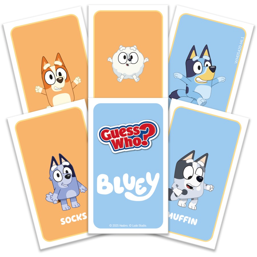 Bluey Guess Who Kids Board Game | Bluey Themed Dog Guessing Game | Fun Activity