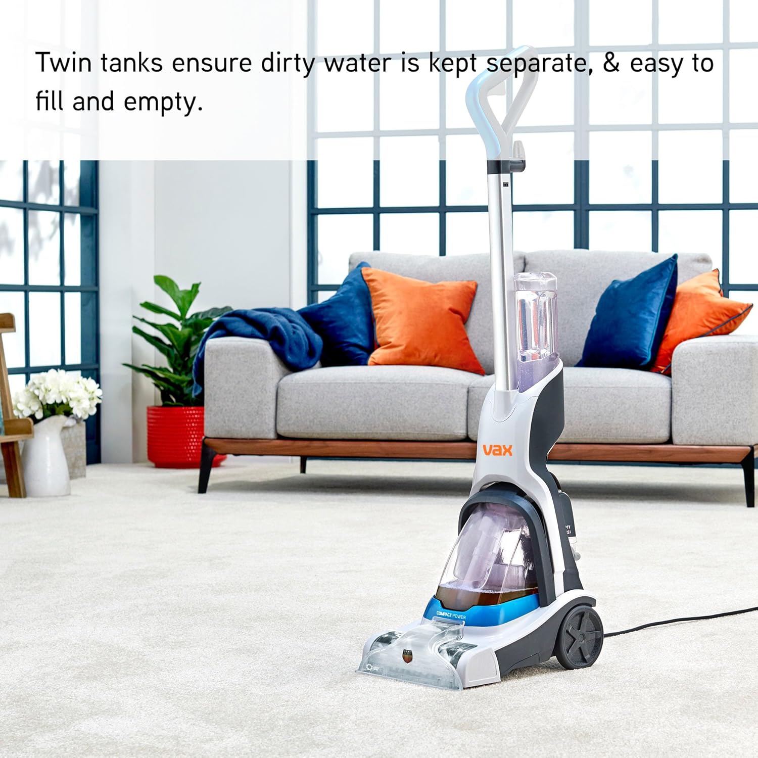 Vax Pet Deep Carpet Cleaner | Home Carpet Floor Washer | Remove Spots, Spills, and Tough Stains
