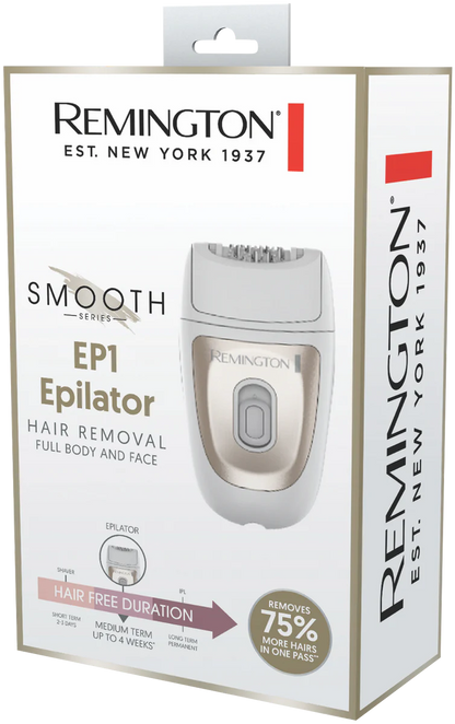 Remington Women's Smooth Epilator | Handheld Electric Tweezer Legs Arms Bikini Epilation | Ladies Hair Removal