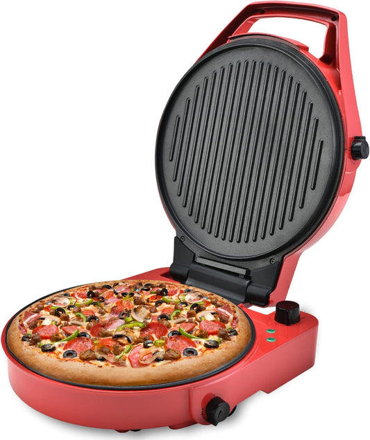 Electric Pizza Maker 1800W Oven Cooker Flat Grill