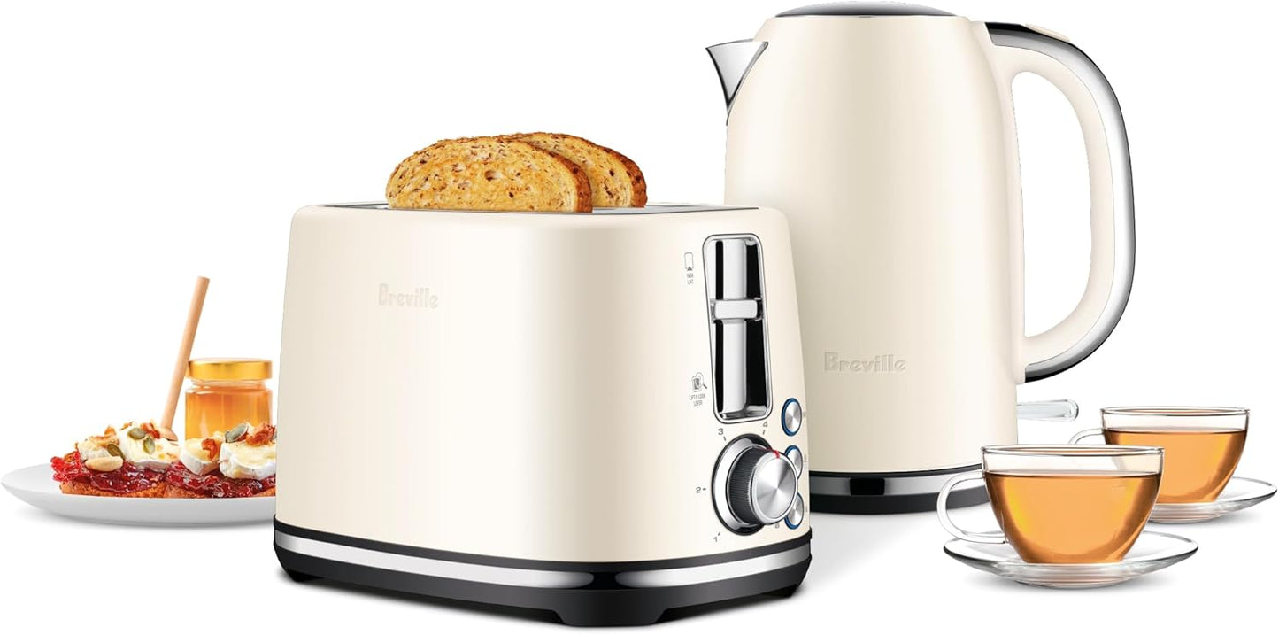 Breville Breakfast Pack 2 Slice Bread Toaster| 1.7L Kettle Hot Water Jug Boiler
