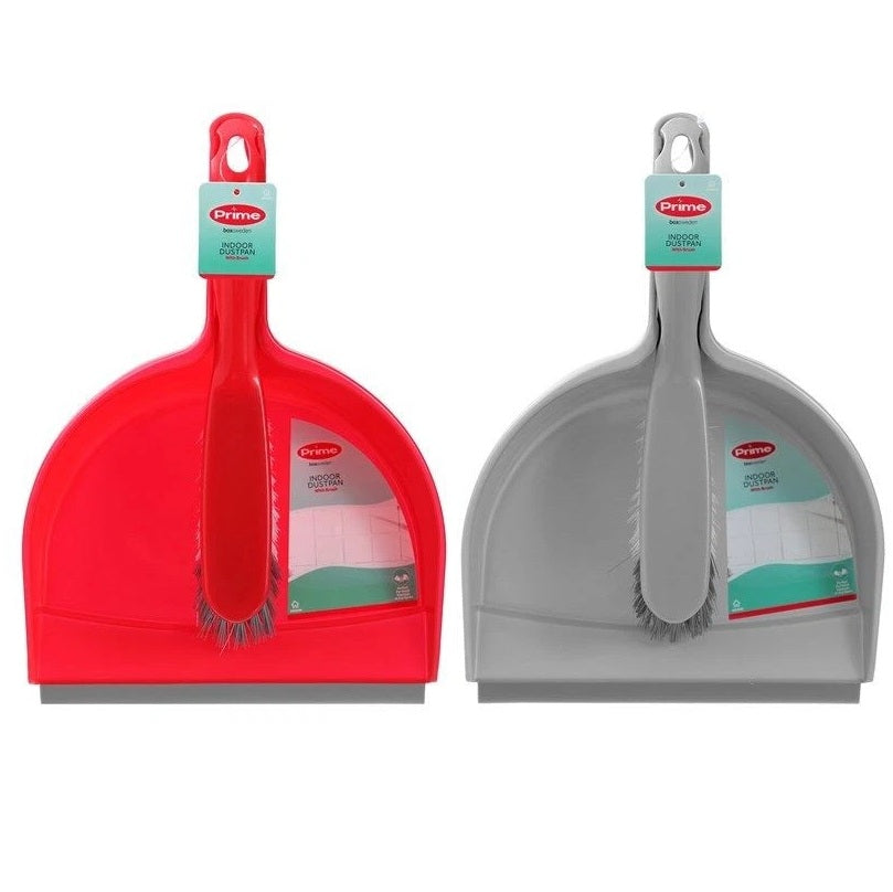 2PK Compact Indoor Dustpan | Kitchen Home Crumb Dirt Cleaning Brush and Dustpan Set | Mini Assorted