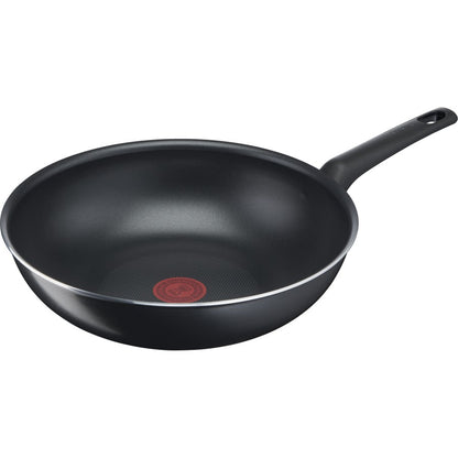 Tefal 28cm Non-Stick Titanium Wok | Hardwearing Cooking Pan Cookware