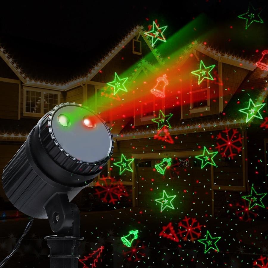 Christmas Laser Light Projector | Outdoor Decorations Jingle Jollys | Ignite the festive spirit | Water Resistant