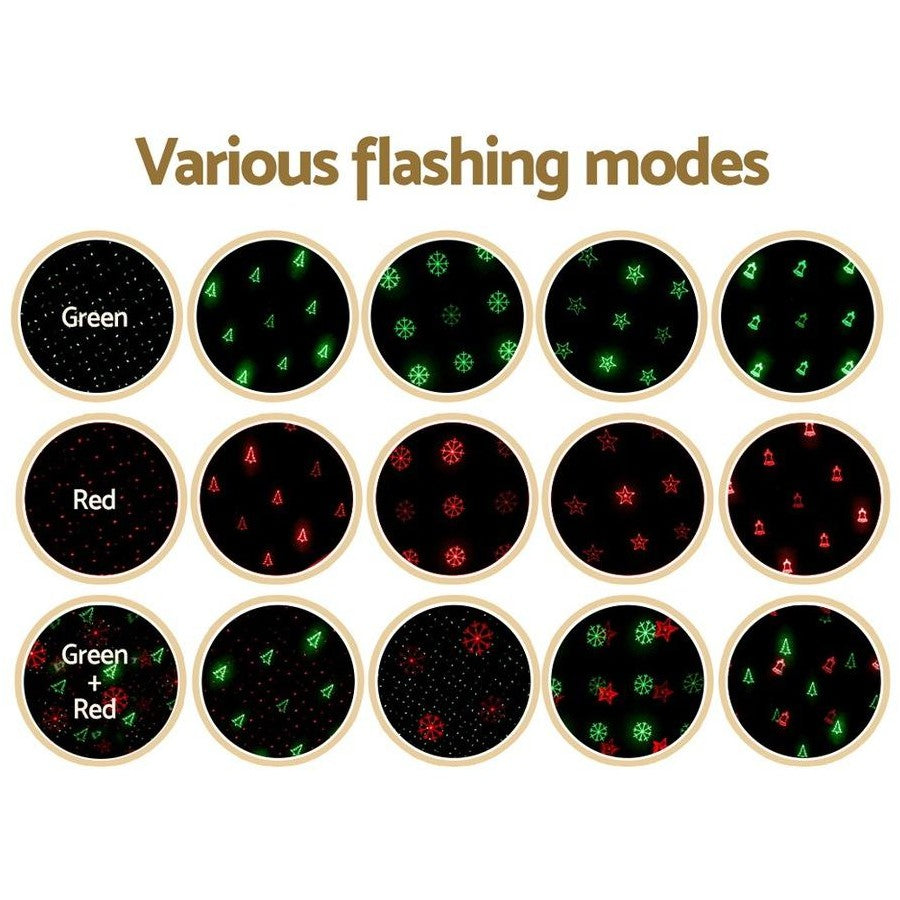 Christmas Laser Light Projector | Outdoor Decorations Jingle Jollys | Ignite the festive spirit | Water Resistant