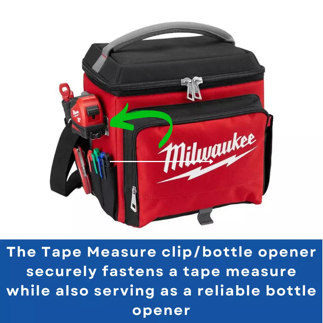 Milwaukee Jobsite Cooler Bag | Insulated Work Site Lunch Ice Food Drinks Storage