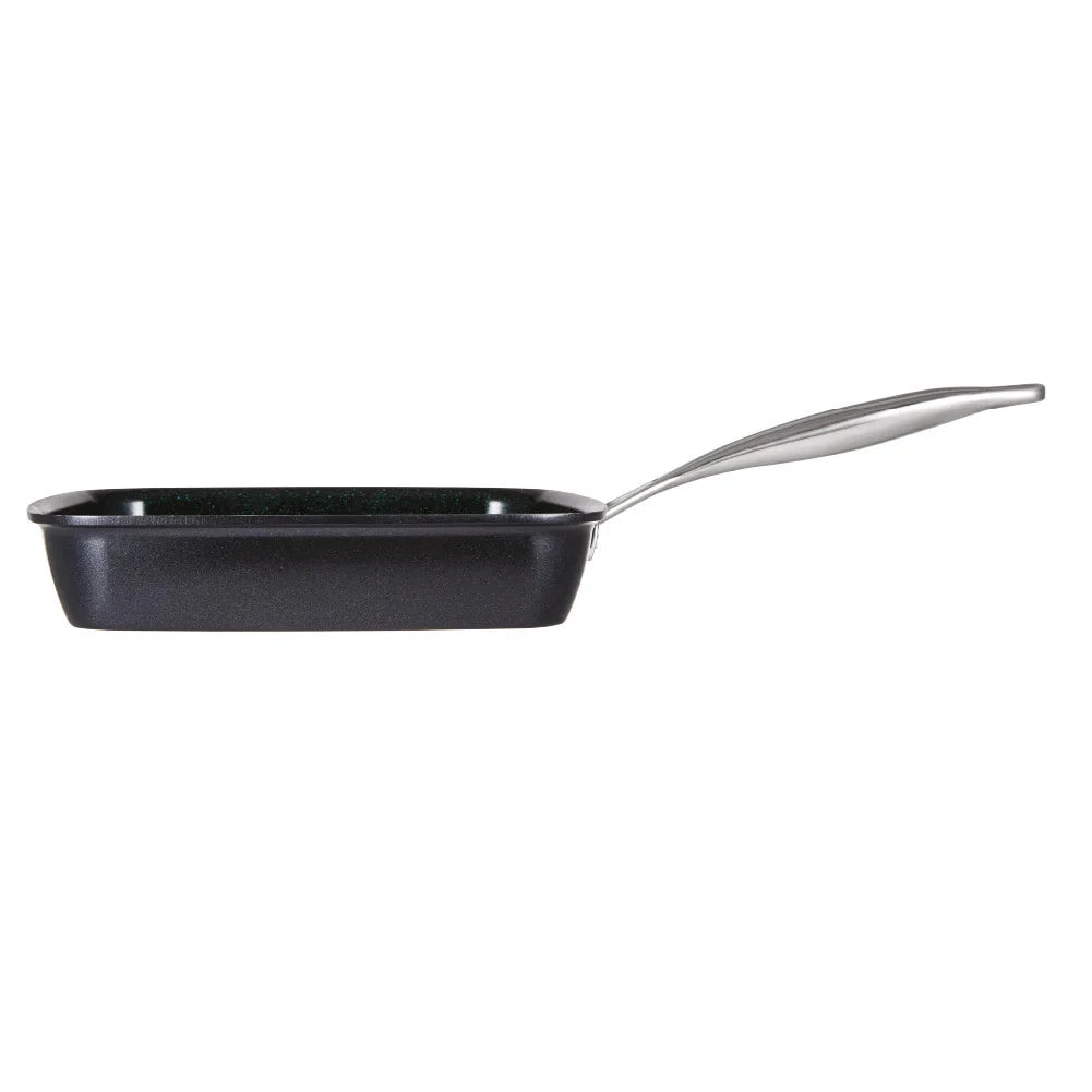 Baccarat 27cm Griddle Grill Premium Pan | Stovetop Kitchen Cooking Meat Vegetable Searing | Ceramic Induction OK