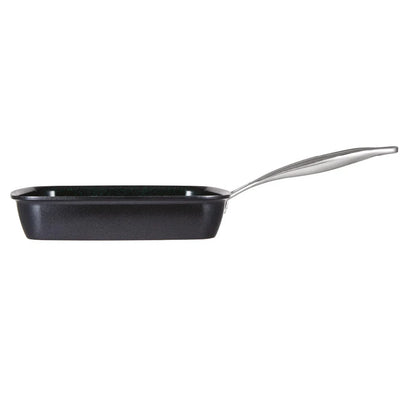 Baccarat 27cm Griddle Grill Premium Pan | Stovetop Kitchen Cooking Meat Vegetable Searing | Ceramic Induction OK