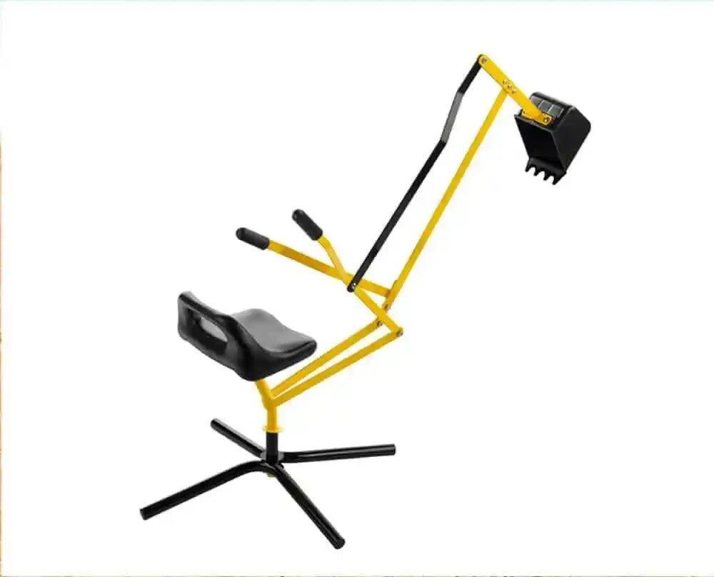 Kids Ride-On Sand Sandpit Digger | Metal Kids Backyard Excavator Beach Outdoor Toy Digging Tools