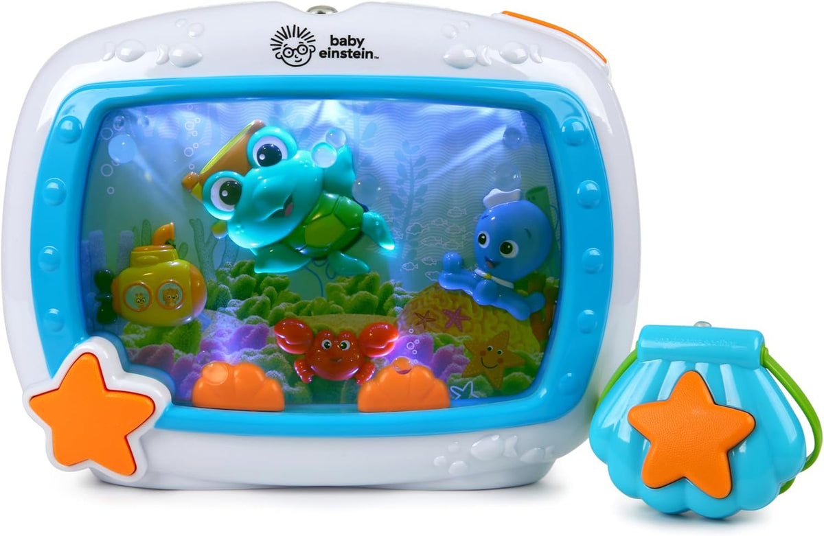 Newborn Baby Sea Dreams Crib Bedtime Soother, Baby Einstein Soother Lullaby Calming Melody Lights Sounds
