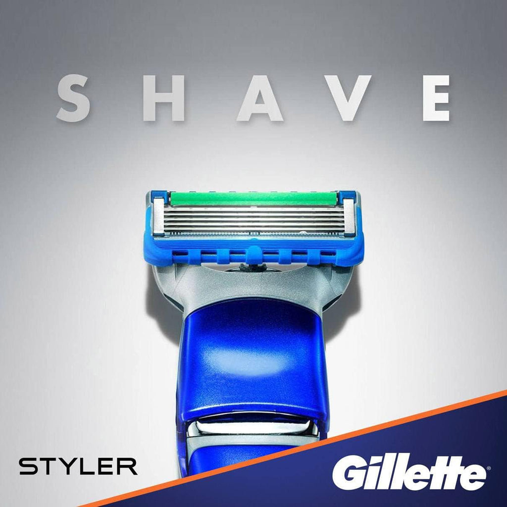 Gilette All Purpose Beard Trimmer | Compact Battery Razor Edger | Waterproof Travel Shaver