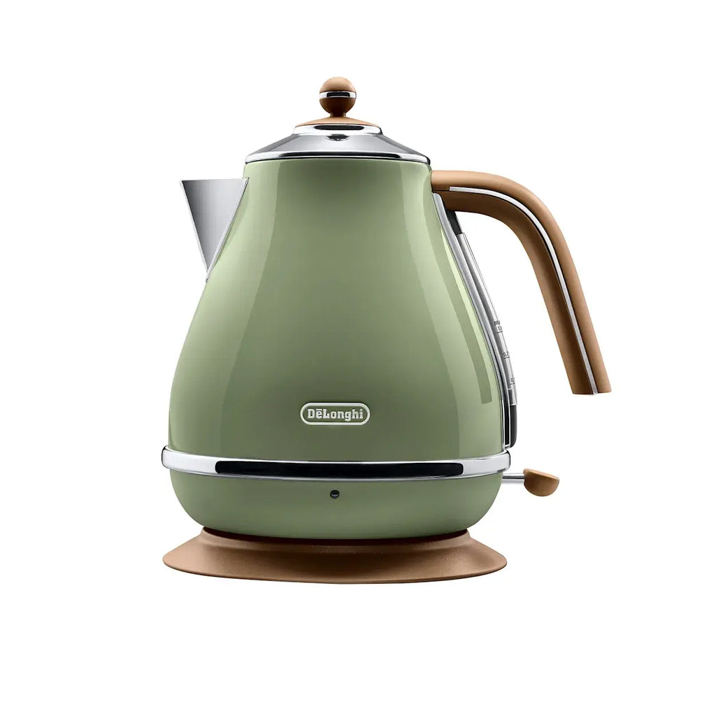 DeLonghi Vintage Breakfast Set | 1.7L Kettle Hot Water Jug Heater | 2 Slice Bread Toaster Toasting Machine