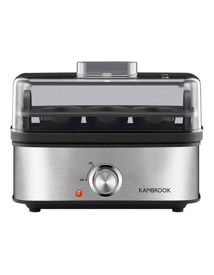 Kambrook Electric Egg Cooker | Soft Hard Boiled Egg Poacher Steaming Trays | Egg Making Machine