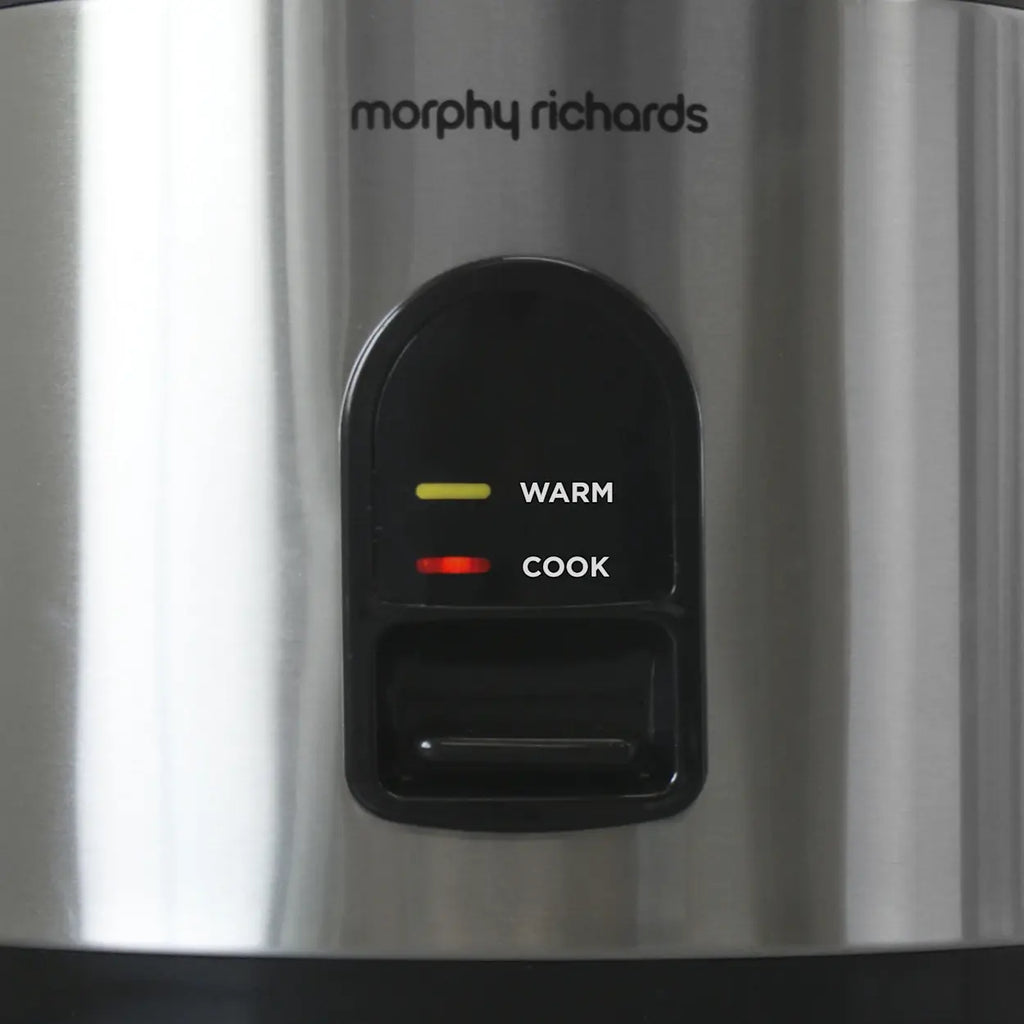 Morphy Richards 10 Cup Rice Cooker | Stainless Steel Rice Maker Machine w/ Steaming Basket