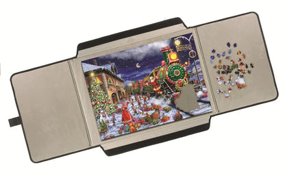 Portable Jigsaw Puzzle Carrier Board | 1000 Piece Mat Jig Saw Accessory Safe Carry Case Holder