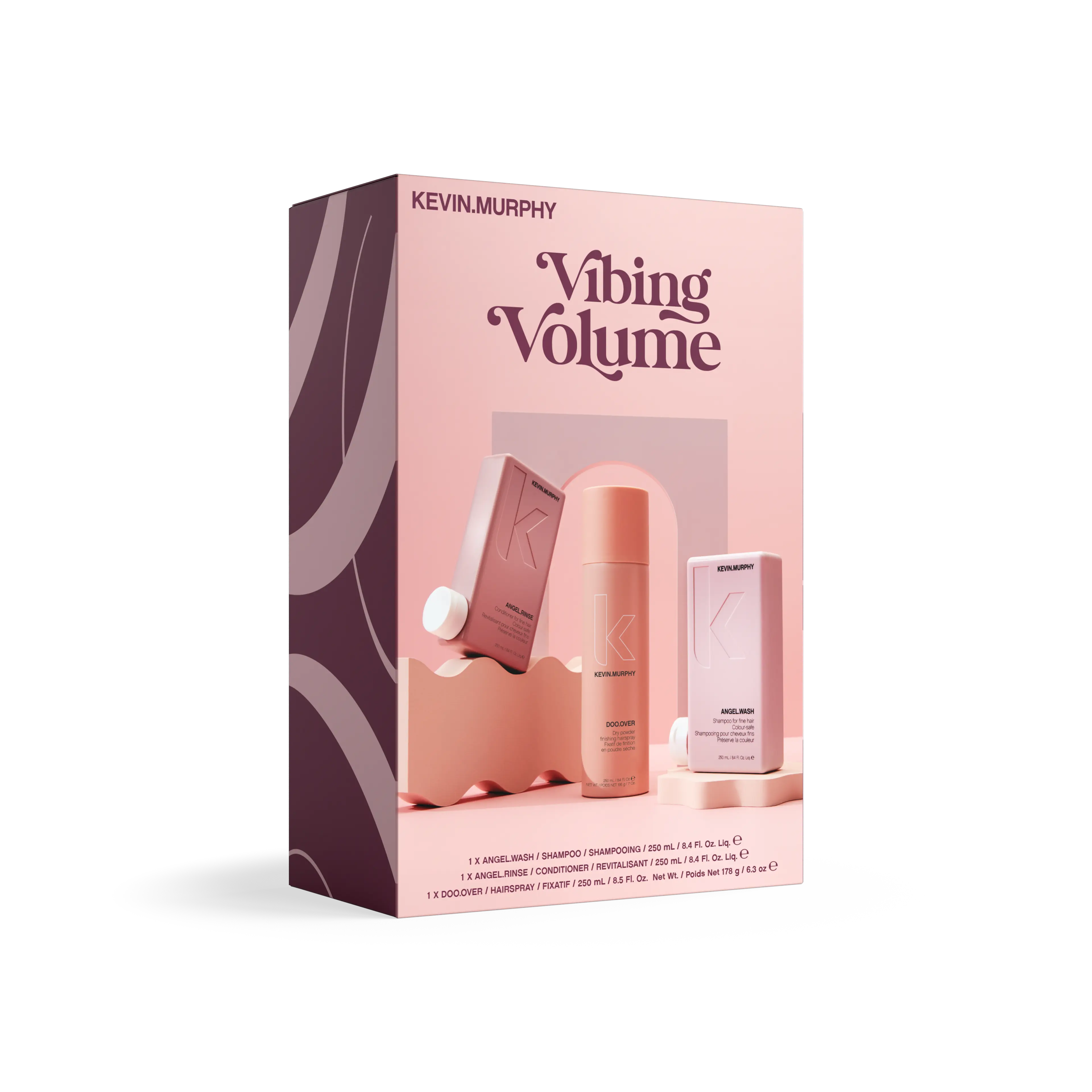 KEVIN.MURPHY Women's Volumising Bouncy Hair Care Pack | Hair Volume Pack | Adds volume to Thin Flat Hair