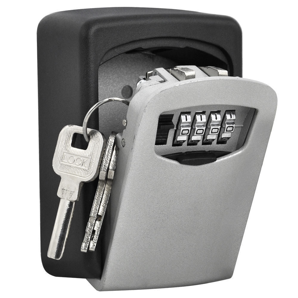Wall-Mounted Key Storage Safe | Unit Apartment BNB Hotel Motel Padlock | Key Safe Keeping Box