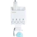 Bathroom Soap Dispenser | 4 Pump Liquid Soap Lotion Shampoo Conditioner | Wall Mounted
