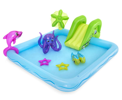 Bestway Inflatable Aquarium Play Pool with Slide