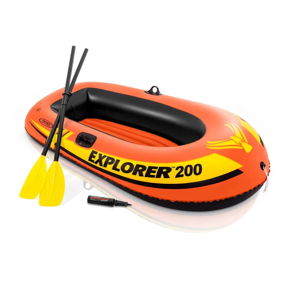 Intex 2-Person Explorer 200 Inflatable Boat witt Oars