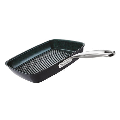 Baccarat 27cm Griddle Grill Premium Pan | Stovetop Kitchen Cooking Meat Vegetable Searing | Ceramic Induction OK