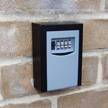 Wall-Mounted Key Storage Safe | Unit Apartment BNB Hotel Motel Padlock | Key Safe Keeping Box