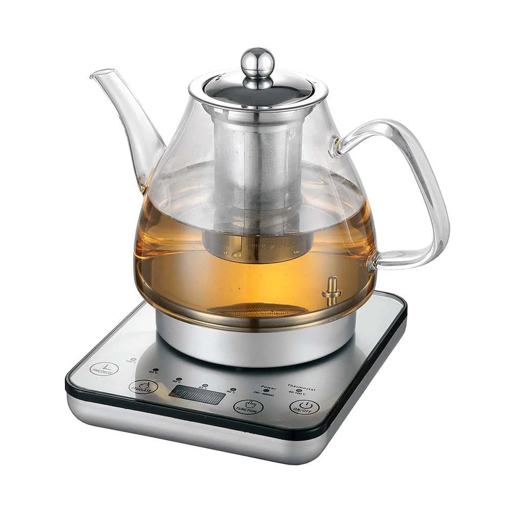 Digital Glass Kettle Cordless Water Jug | Tea Infuser 1.2L Kettle Home Office