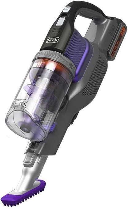 Black & Decker Cordless Pet Stick Vacuum | Handheld Vac Home Car Pet Hair Cleaner Carpet Floor