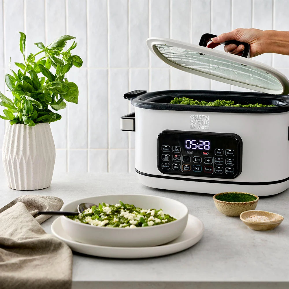 Baccarat Large Slow Cooker 6L Family Banquet Meal Maker, Electric Home Appliance Cooking